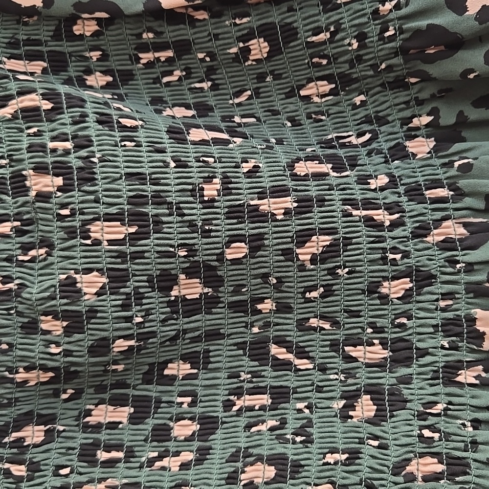 Torrid | Cami Tank/ Swing Green Leopard Top - Picture 5 of 9